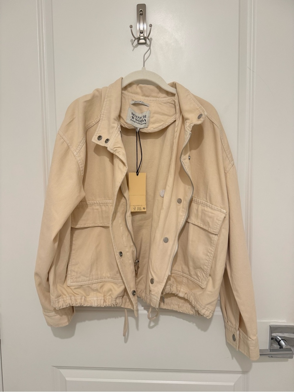 Scotch & Soda Beige Utility Jacket